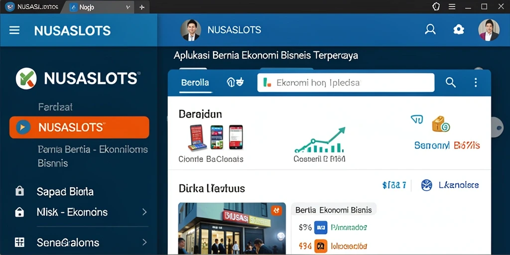 Tampilan antarmuka NUSASLOTS yang informatif dan user-friendly.